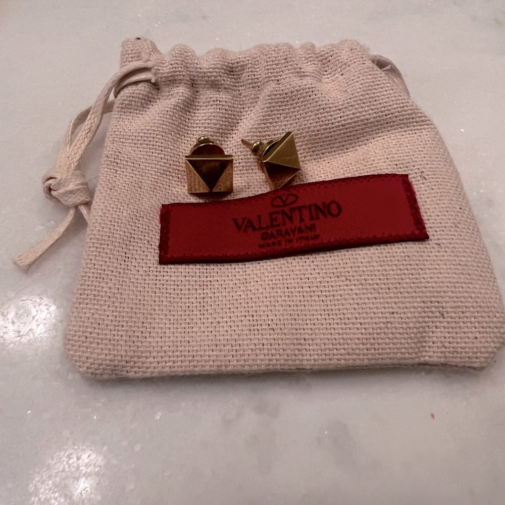Valentino rock stud earrings